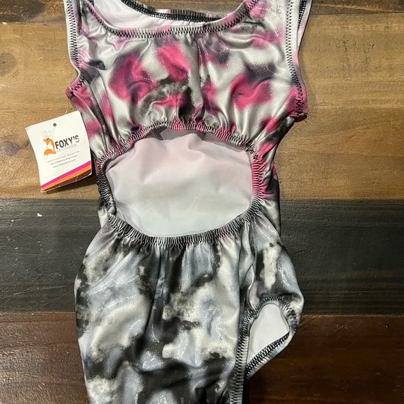 FOXYS LEOTARDS GYMNASTICS LEOTARD KIDS SIZE 7 - Picture 3 of 5